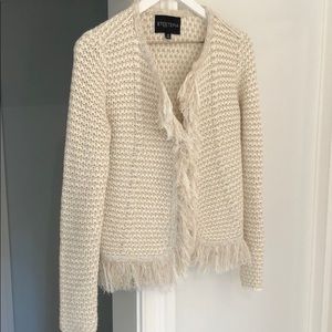 ETCETERA Cream & Beige Sweater/Jacket.